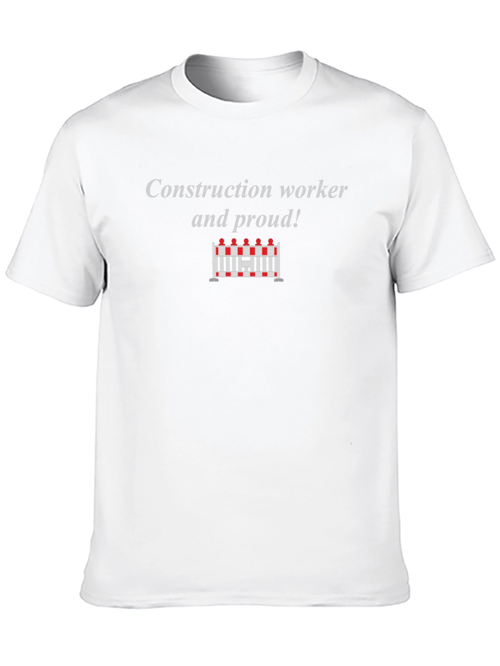 Construction Worker Proud T-Shirt - Black