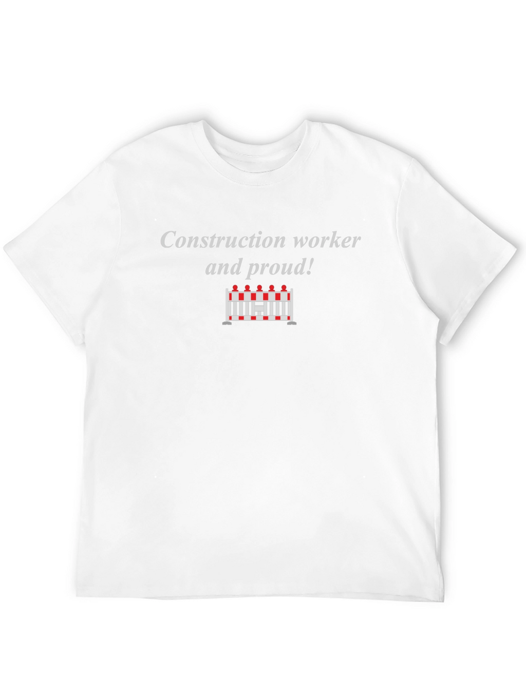 Construction Worker Proud T-Shirt - Black