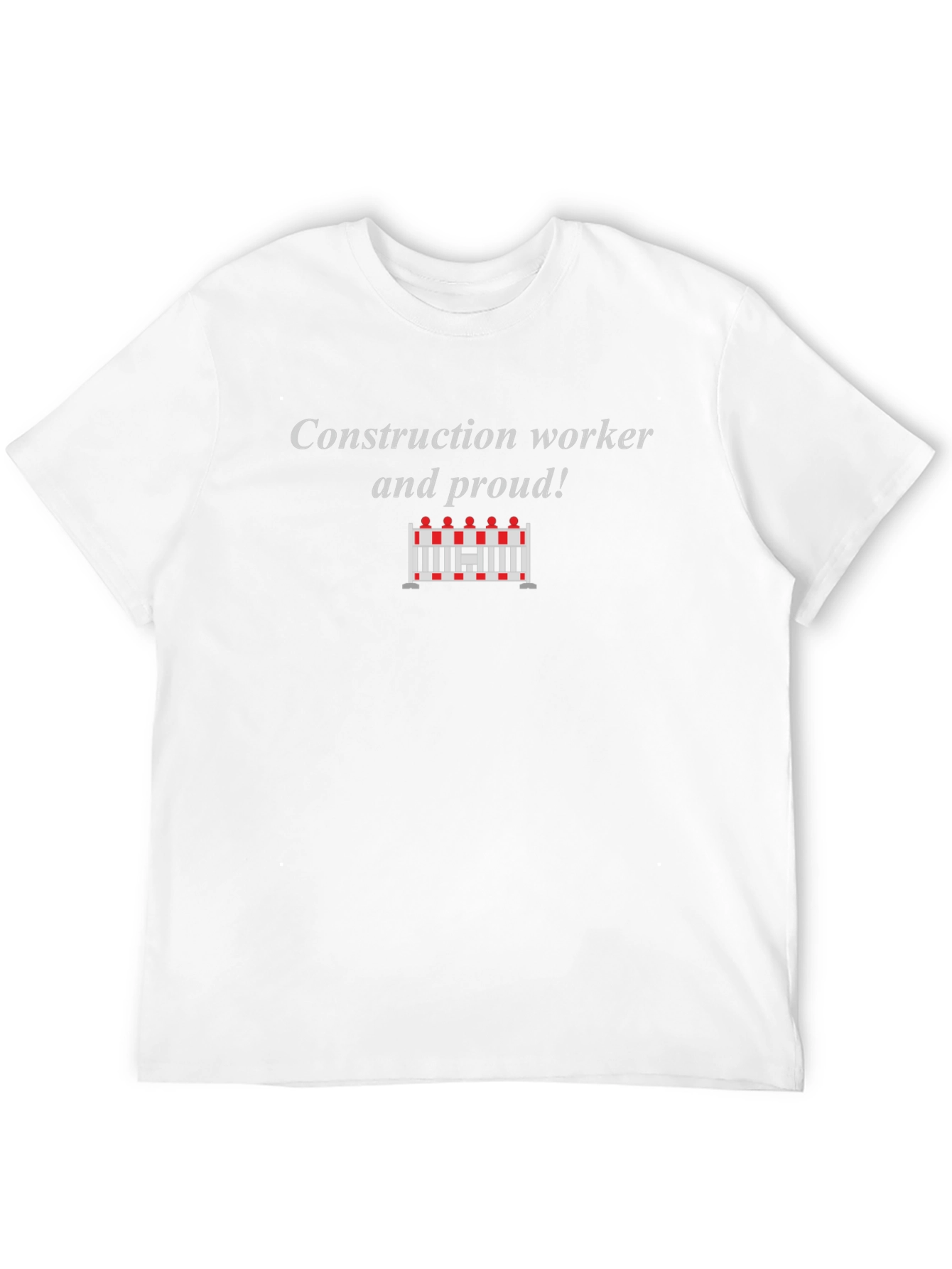 Construction Worker Proud T-Shirt - Black