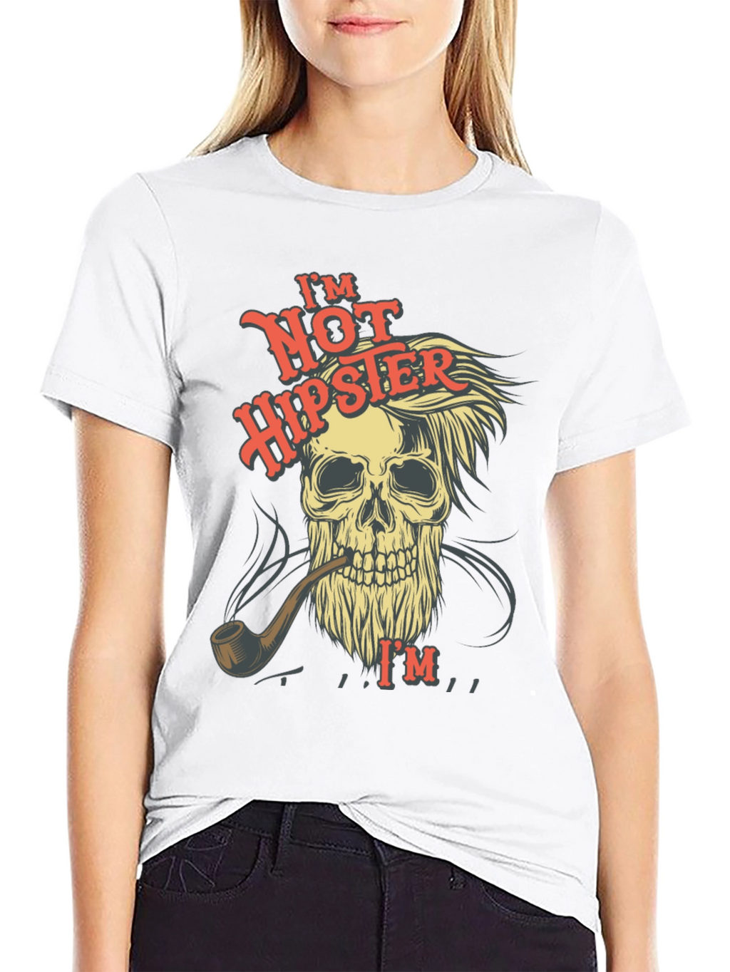 Skull T-Shirt - Not Hipster Design