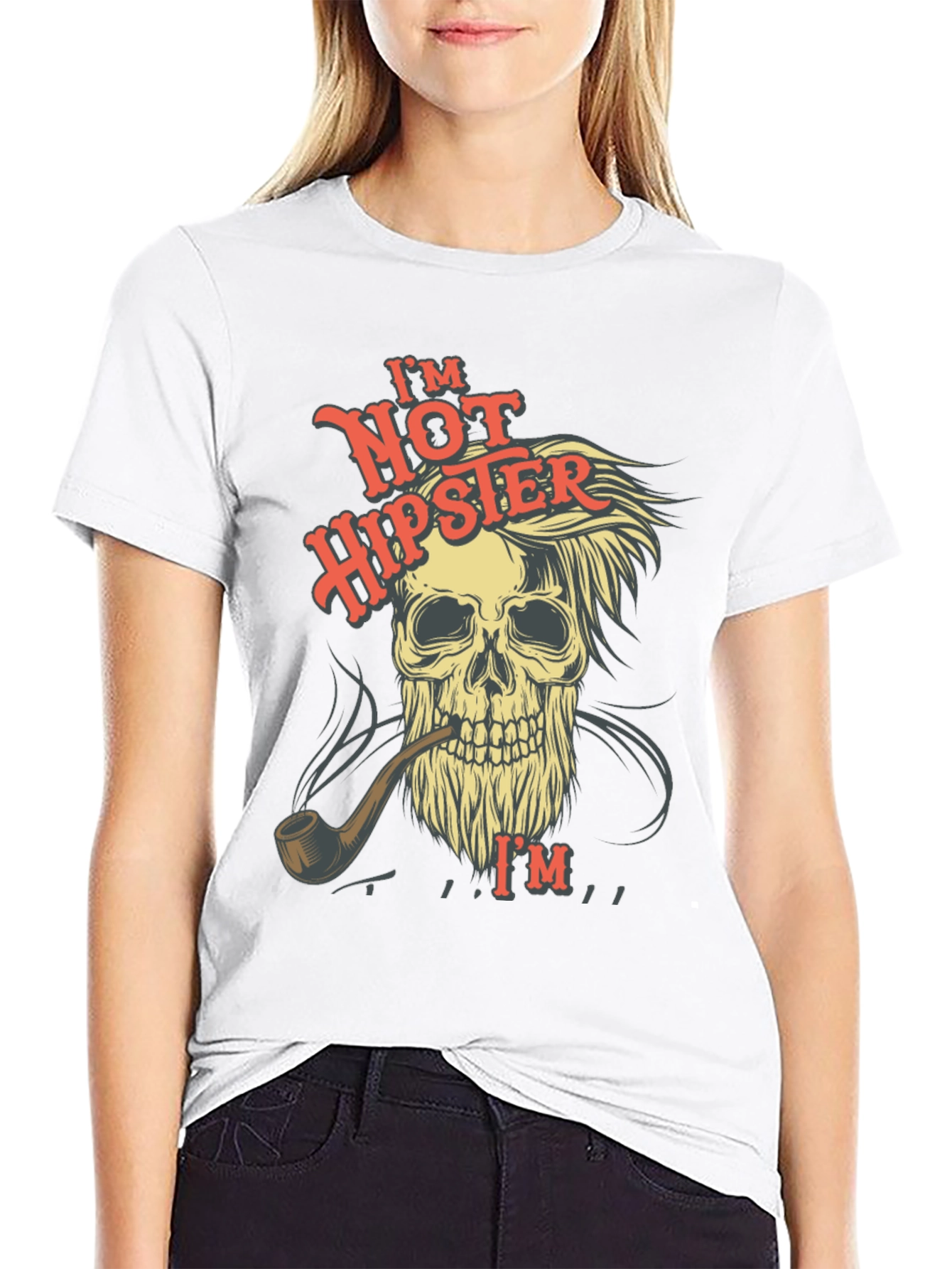 Skull T-Shirt - Not Hipster Design