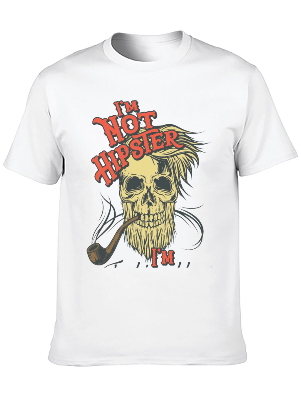 Skull T-Shirt - Not Hipster Design