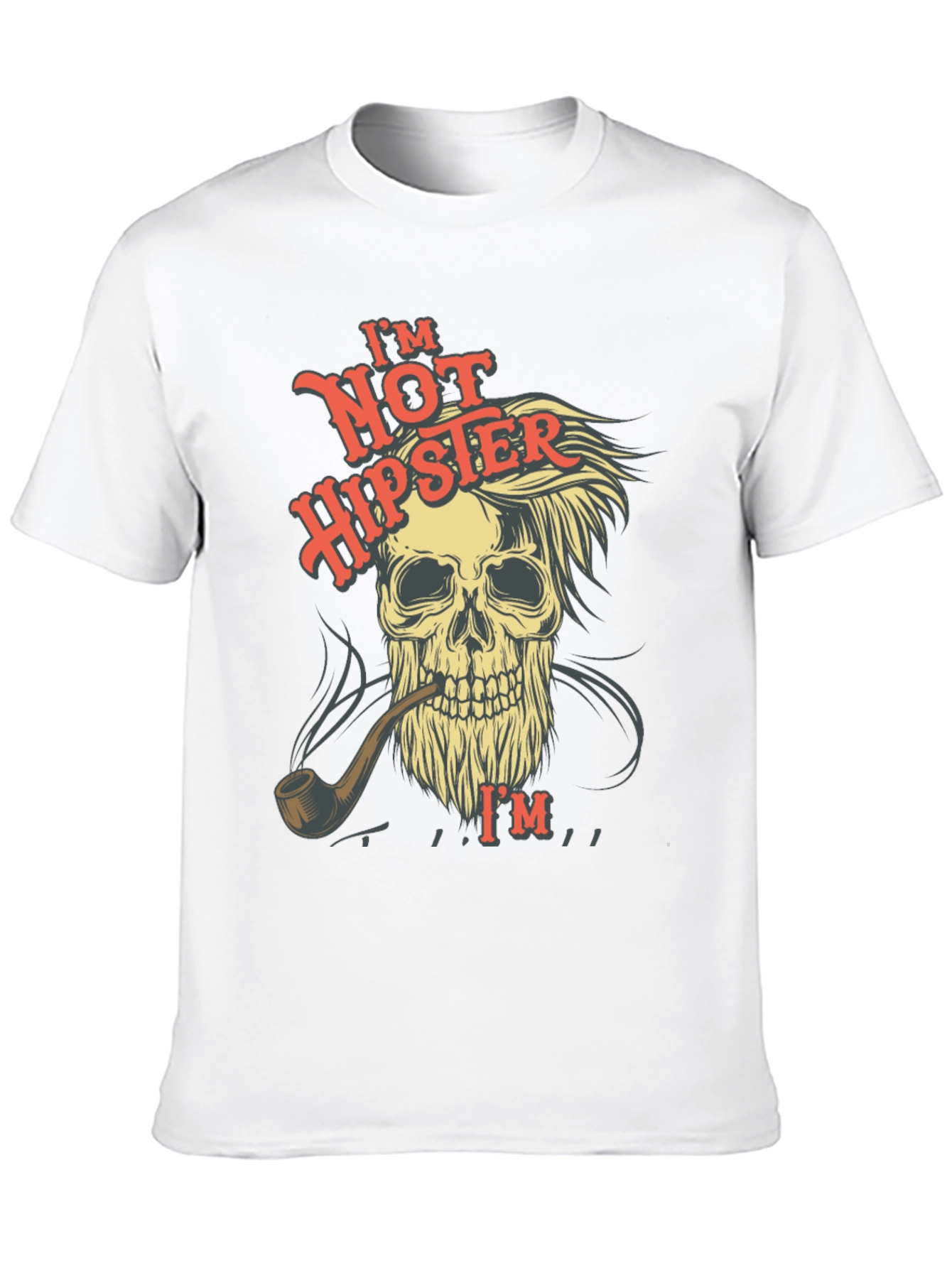 Skull T-Shirt - Not Hipster Design