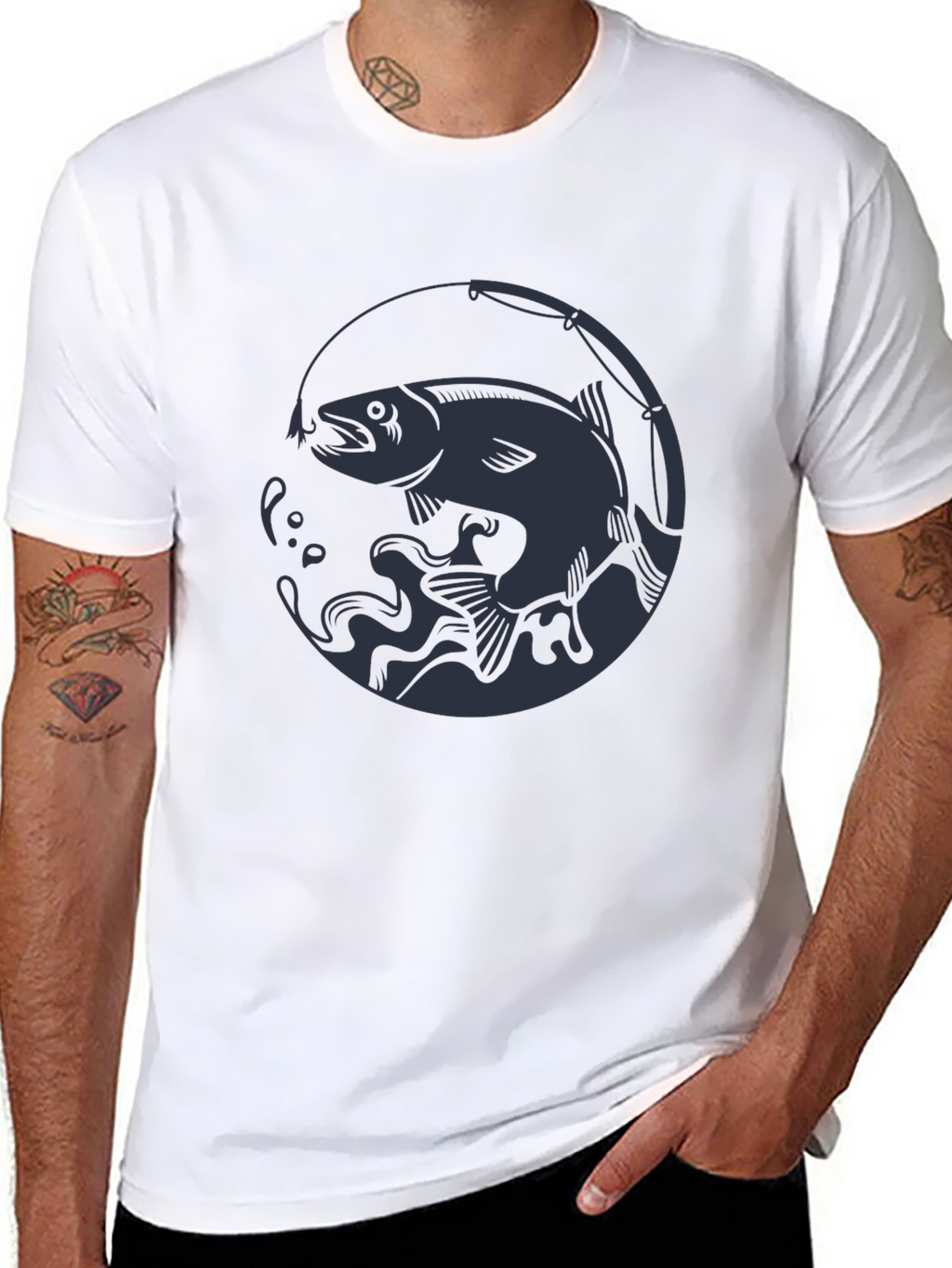 Fishing Graphic Tee - Stylish Angler Shirt