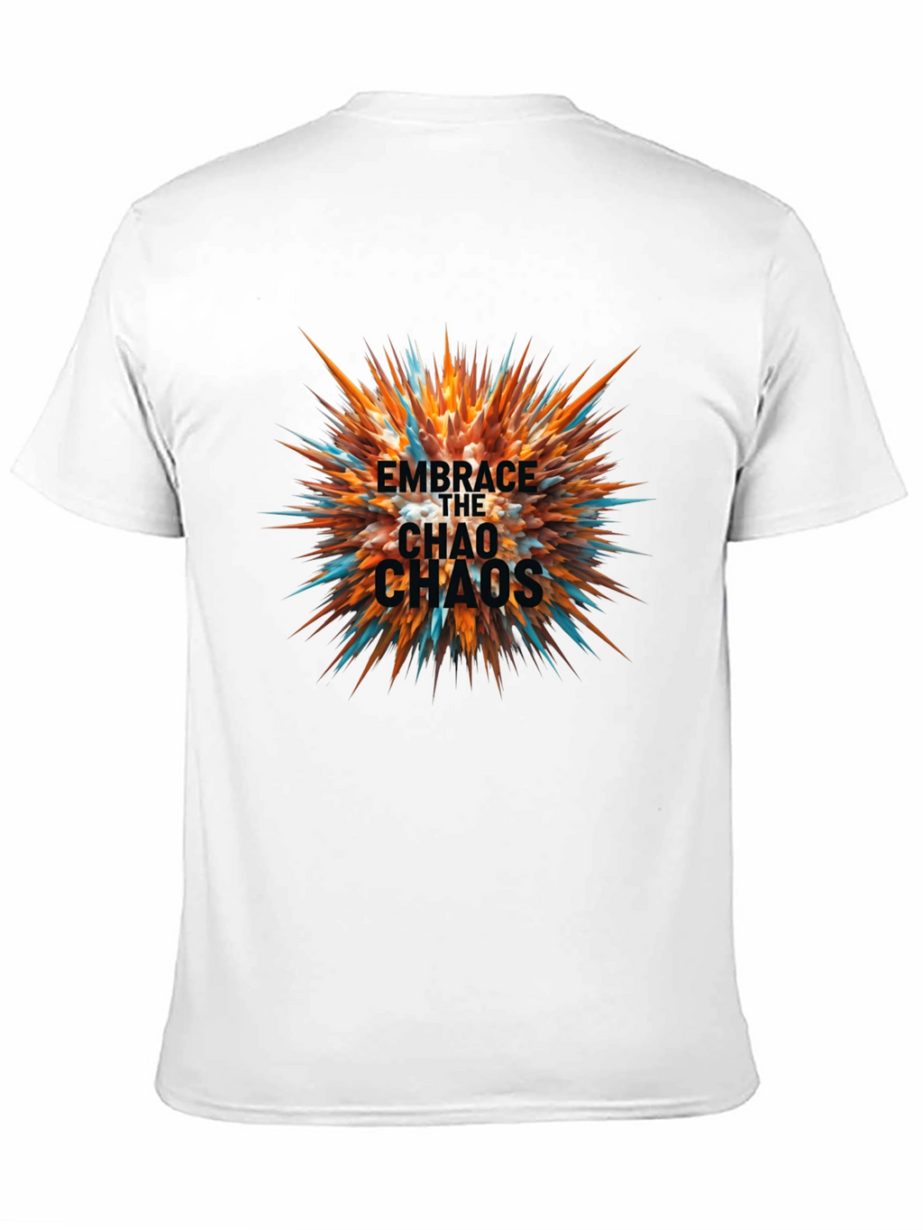 Embrace the Chaos Black Graphic Tee