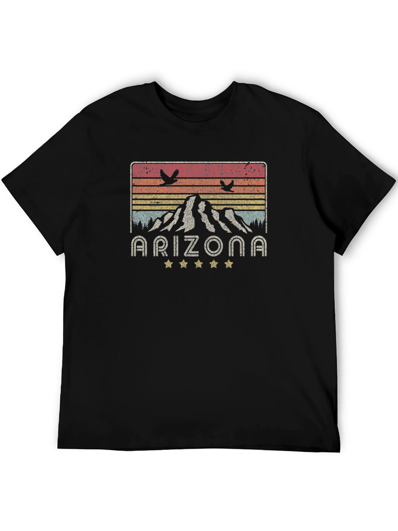Arizona Mountain Retro Graphic T-Shirt