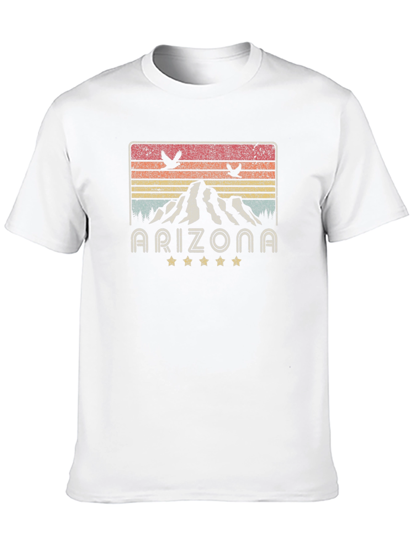 Arizona Mountain Retro Graphic T-Shirt