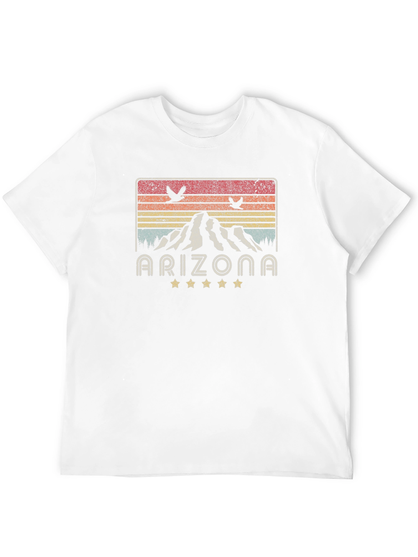 Arizona Mountain Retro Graphic T-Shirt