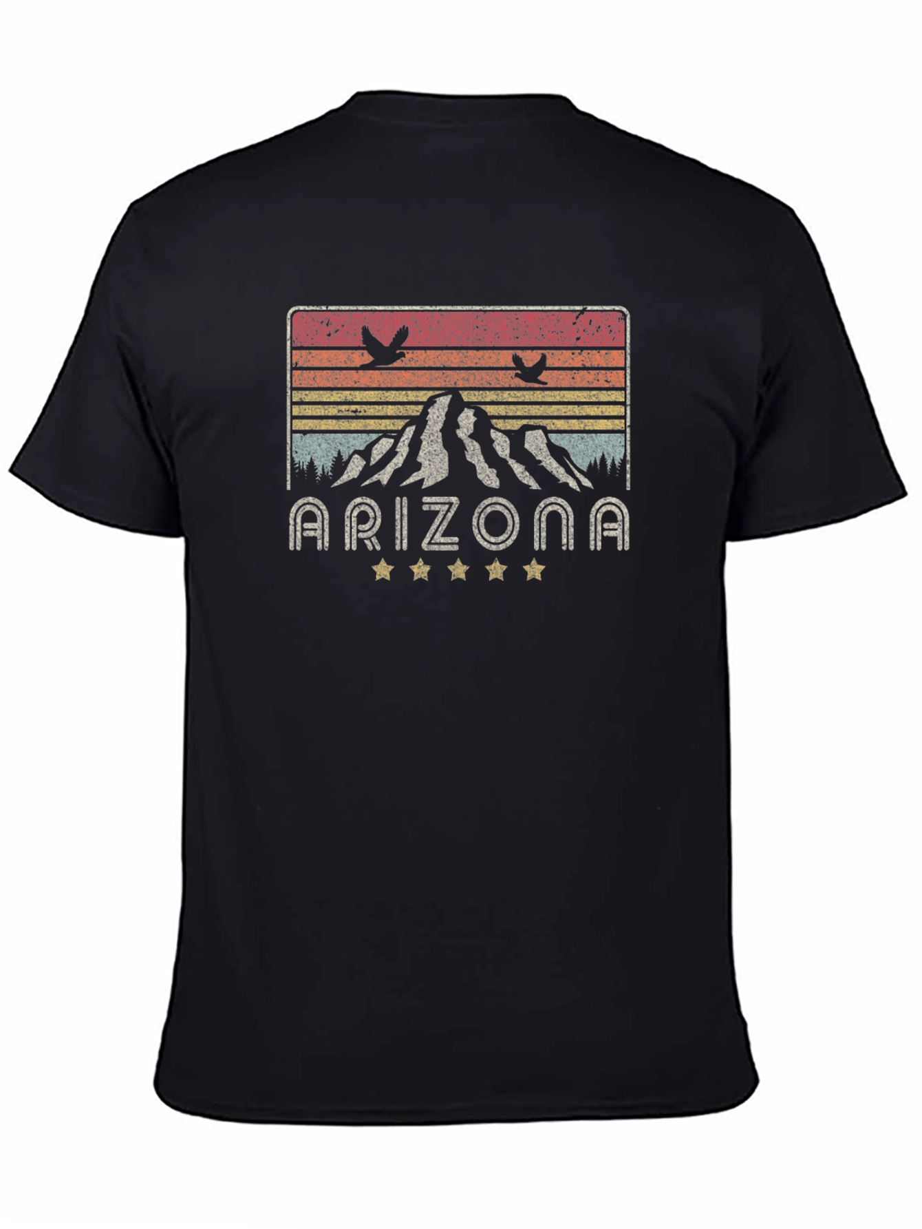 Arizona Mountain Retro Graphic T-Shirt