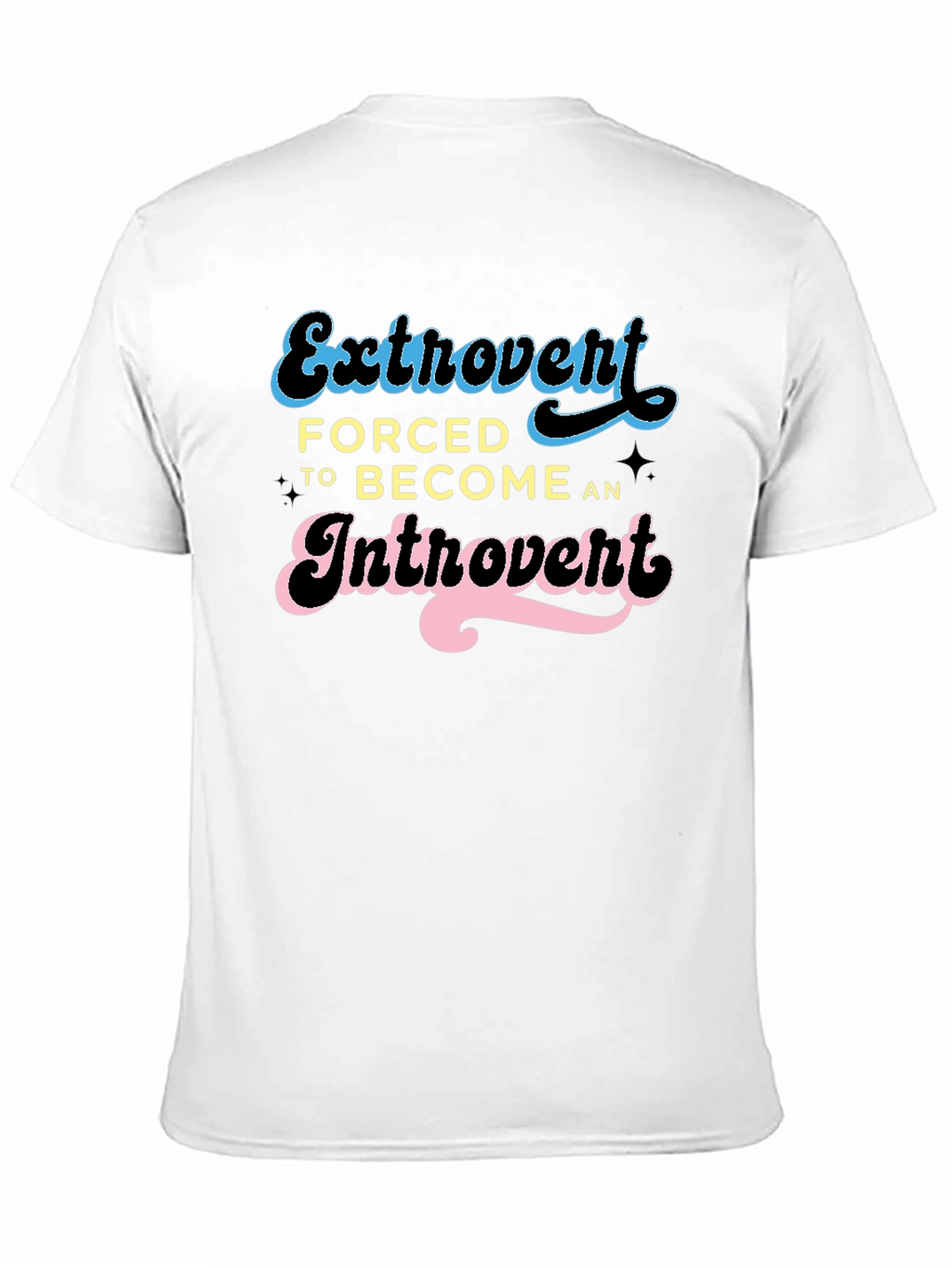 Introvert Humor Tee - Black Graphic T-Shirt