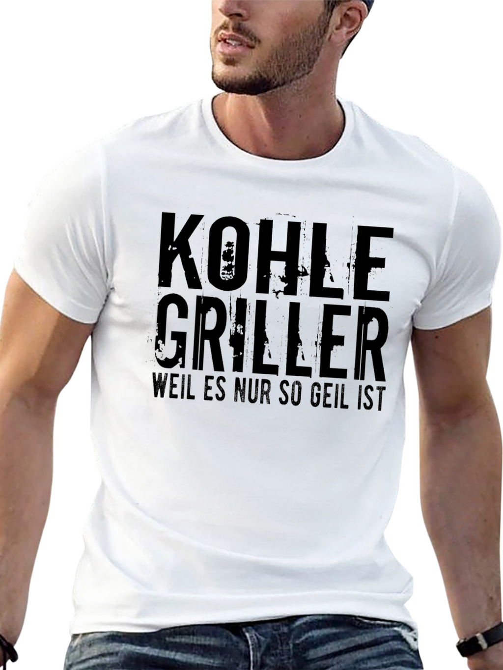 Kohle Griller Graphic T-Shirt - Black Tee