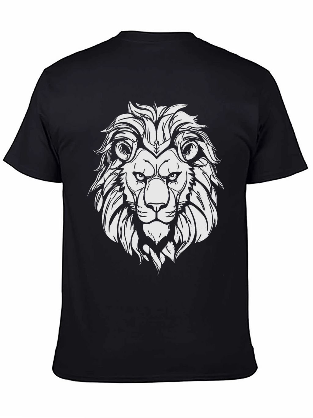 Lion Graphic Black T-Shirt