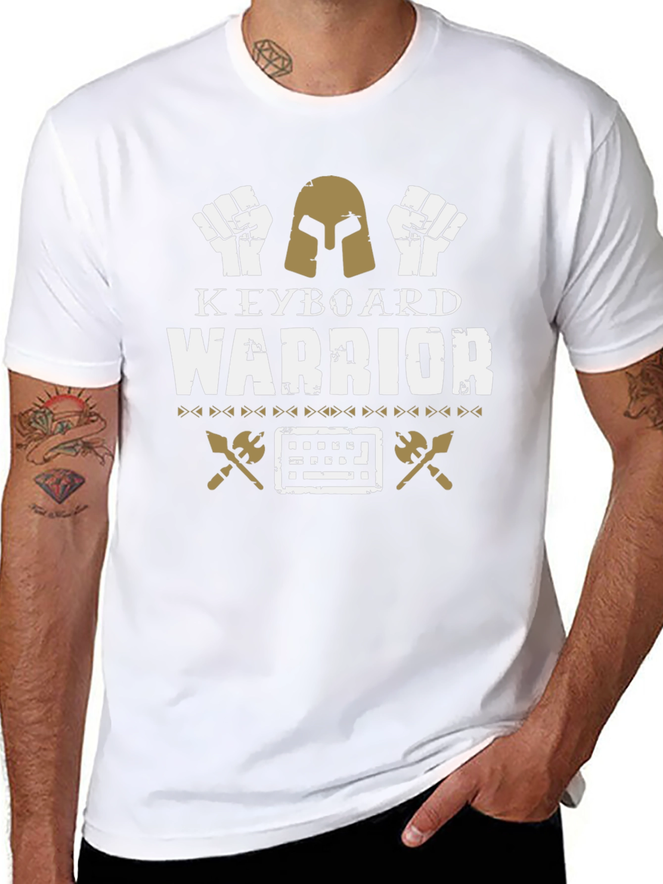 Keyboard Warrior T-Shirt - Gamer Gift