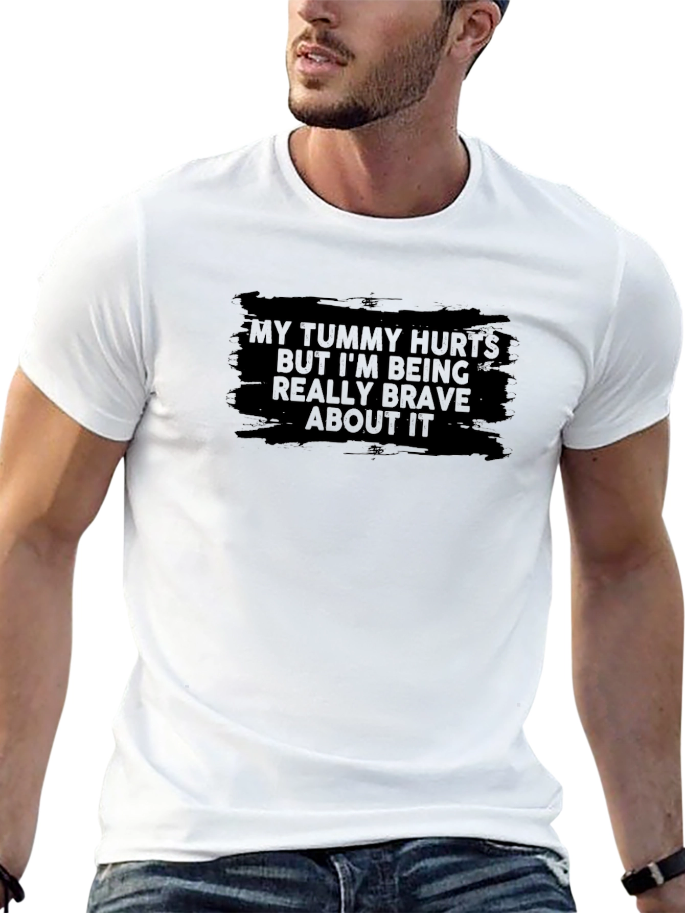 My Tummy Hurts Brave Graphic T-Shirt