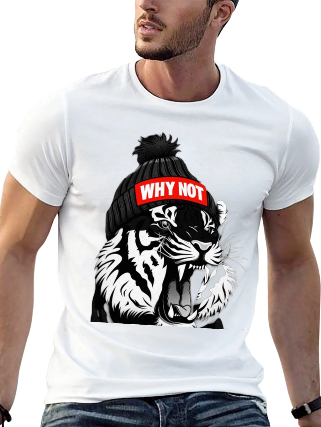Why Not Tiger Graphic Tee