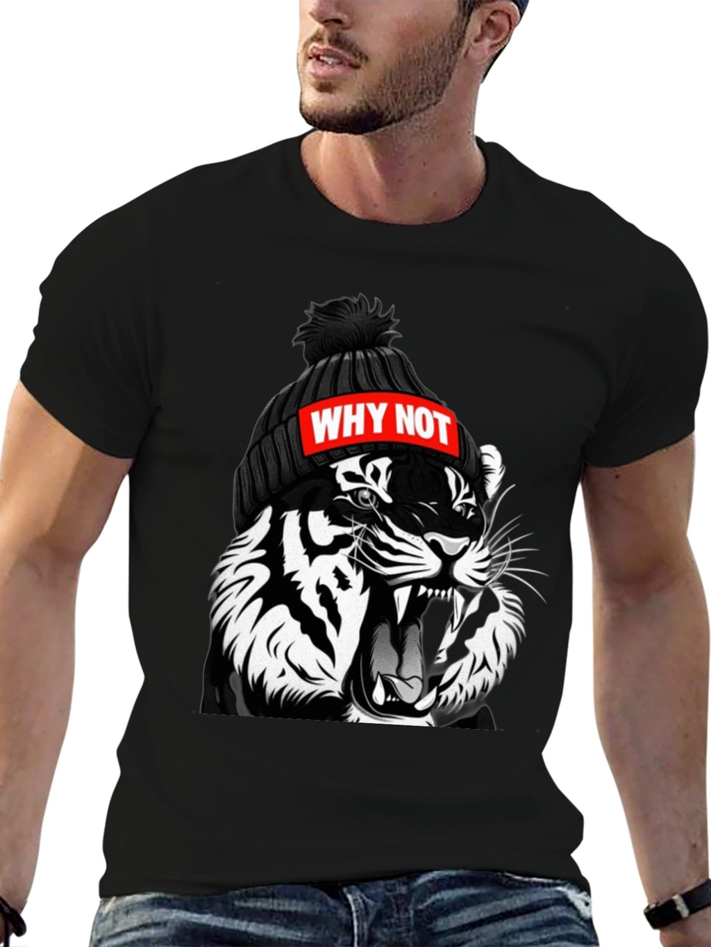 Why Not Tiger Graphic Tee