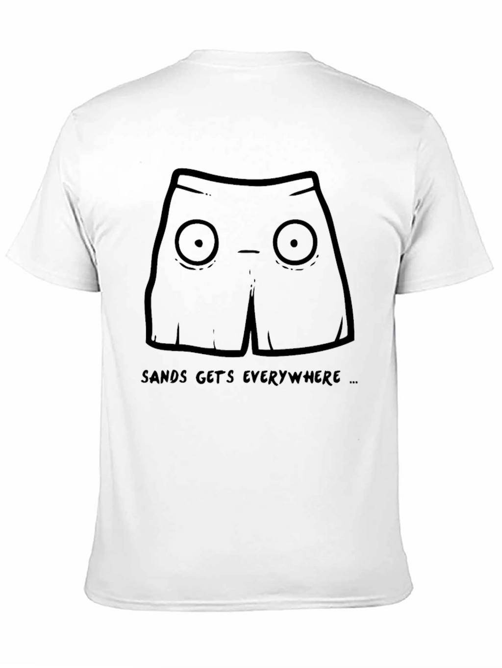 Cartoon Shorts T-Shirt - Sands Gets Everywhere