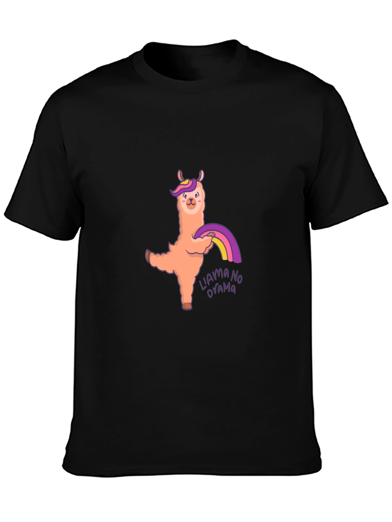 Llama No Drama Graphic T-Shirt - Soft Cotton Tee