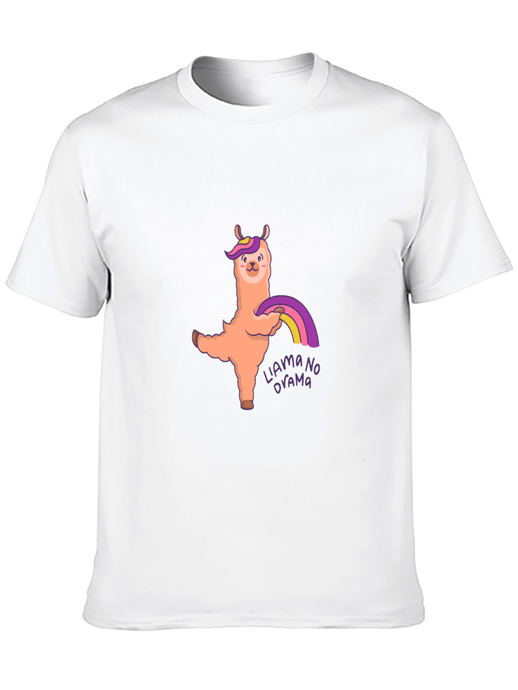 Llama No Drama Graphic T-Shirt - Soft Cotton Tee