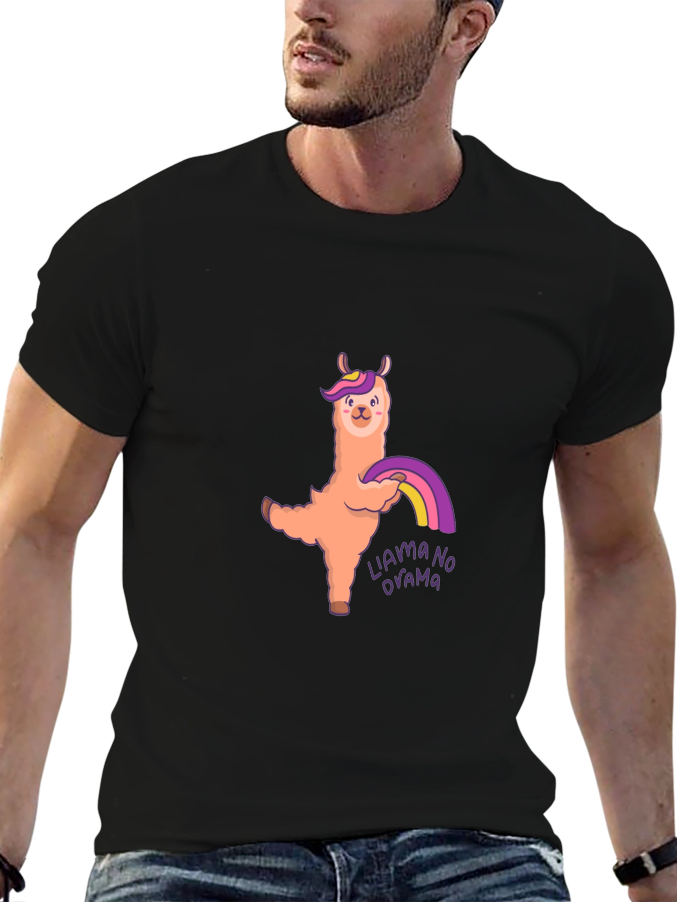 Llama No Drama Graphic T-Shirt - Soft Cotton Tee
