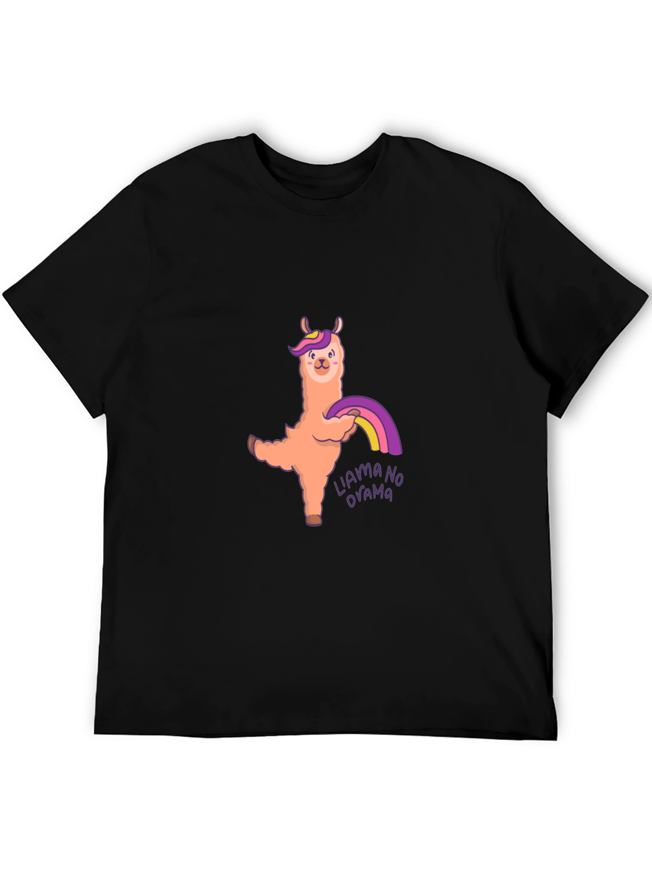 Llama No Drama Graphic T-Shirt - Soft Cotton Tee