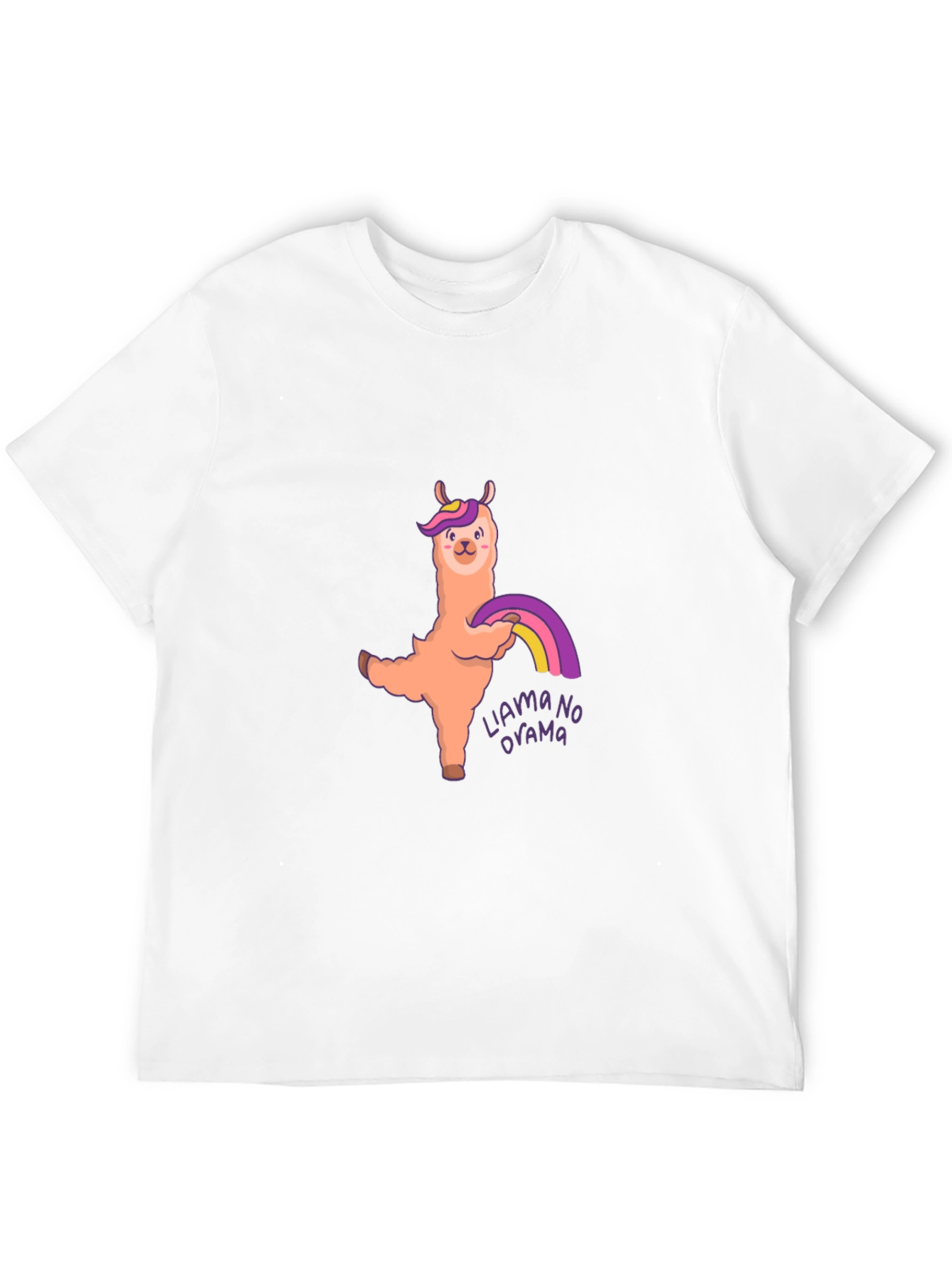 Llama No Drama Graphic T-Shirt - Soft Cotton Tee