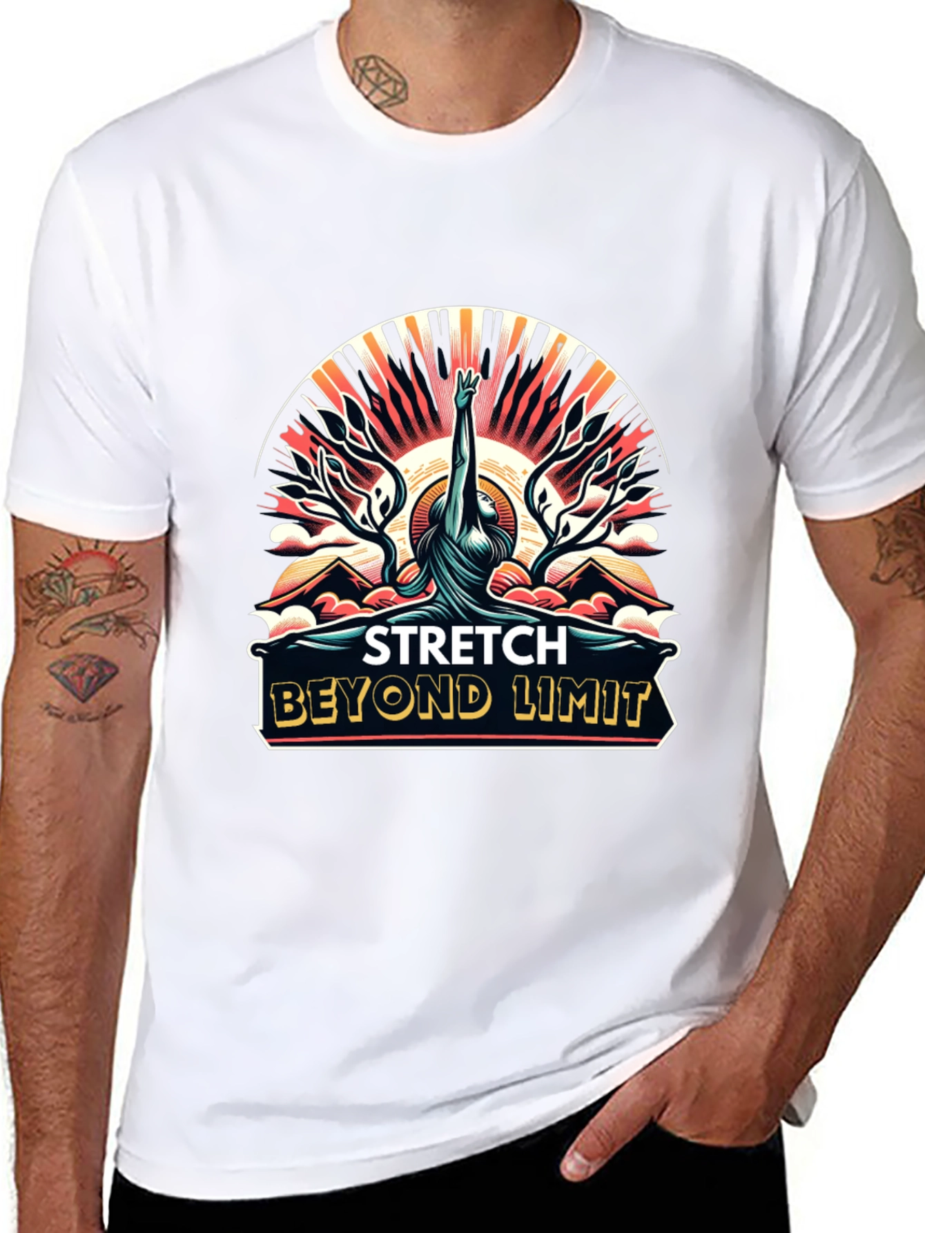 Stretch Beyond Limit Graphic T-Shirt - Unisex