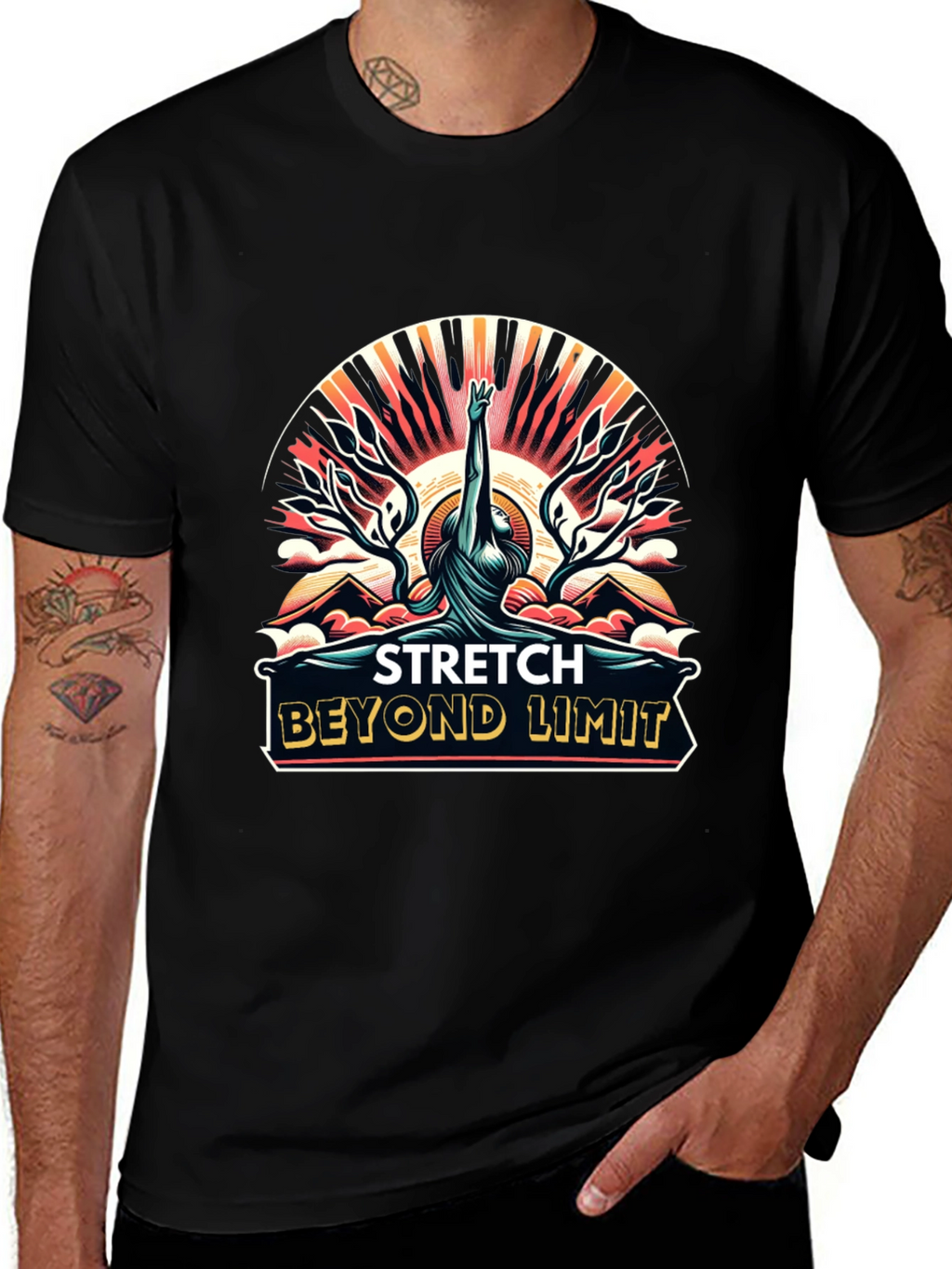 Stretch Beyond Limit Graphic T-Shirt - Unisex
