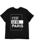 Cest La Vie Paris Graphic Tee