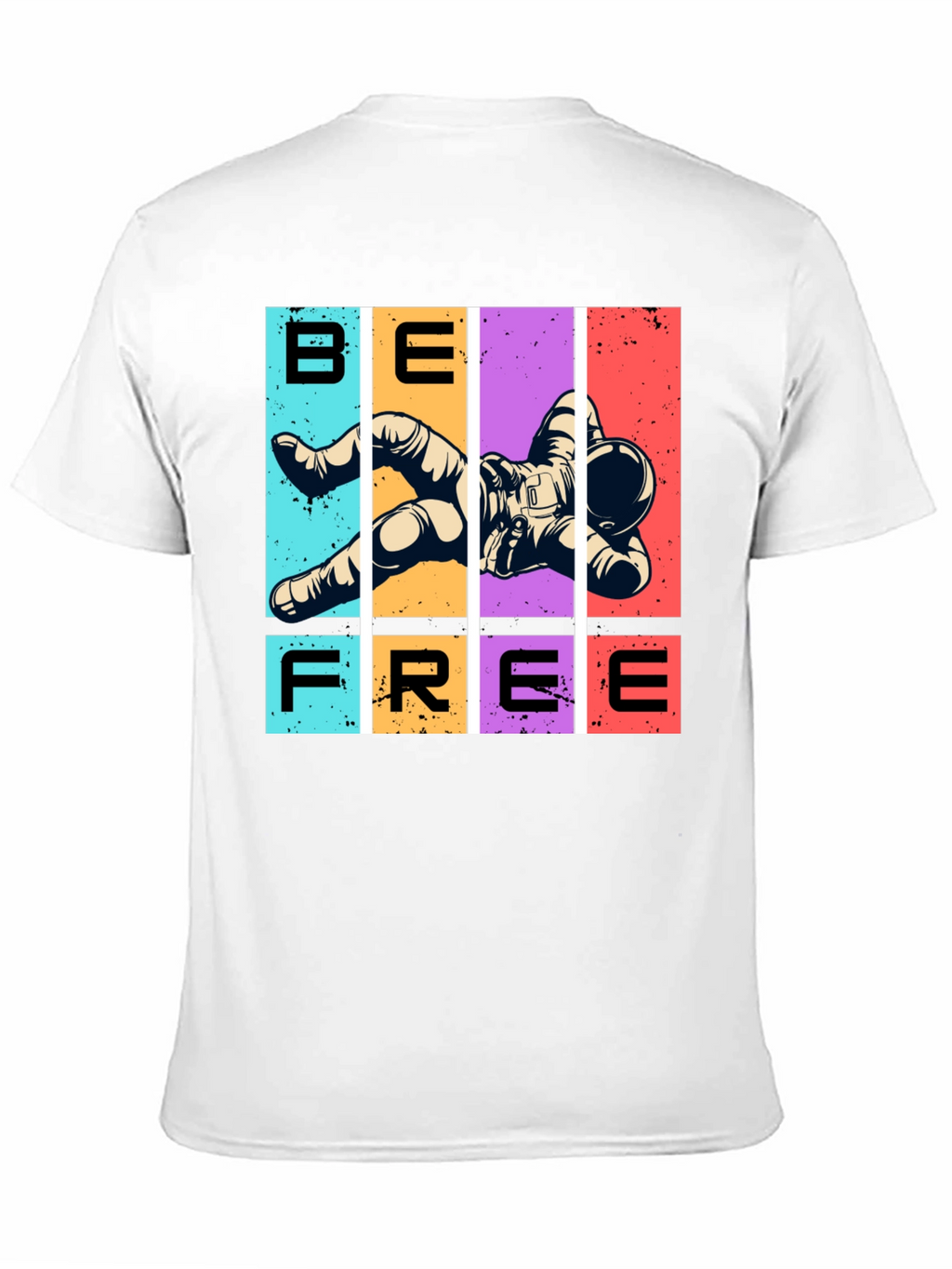 Be Free Astronaut Graphic T-Shirt