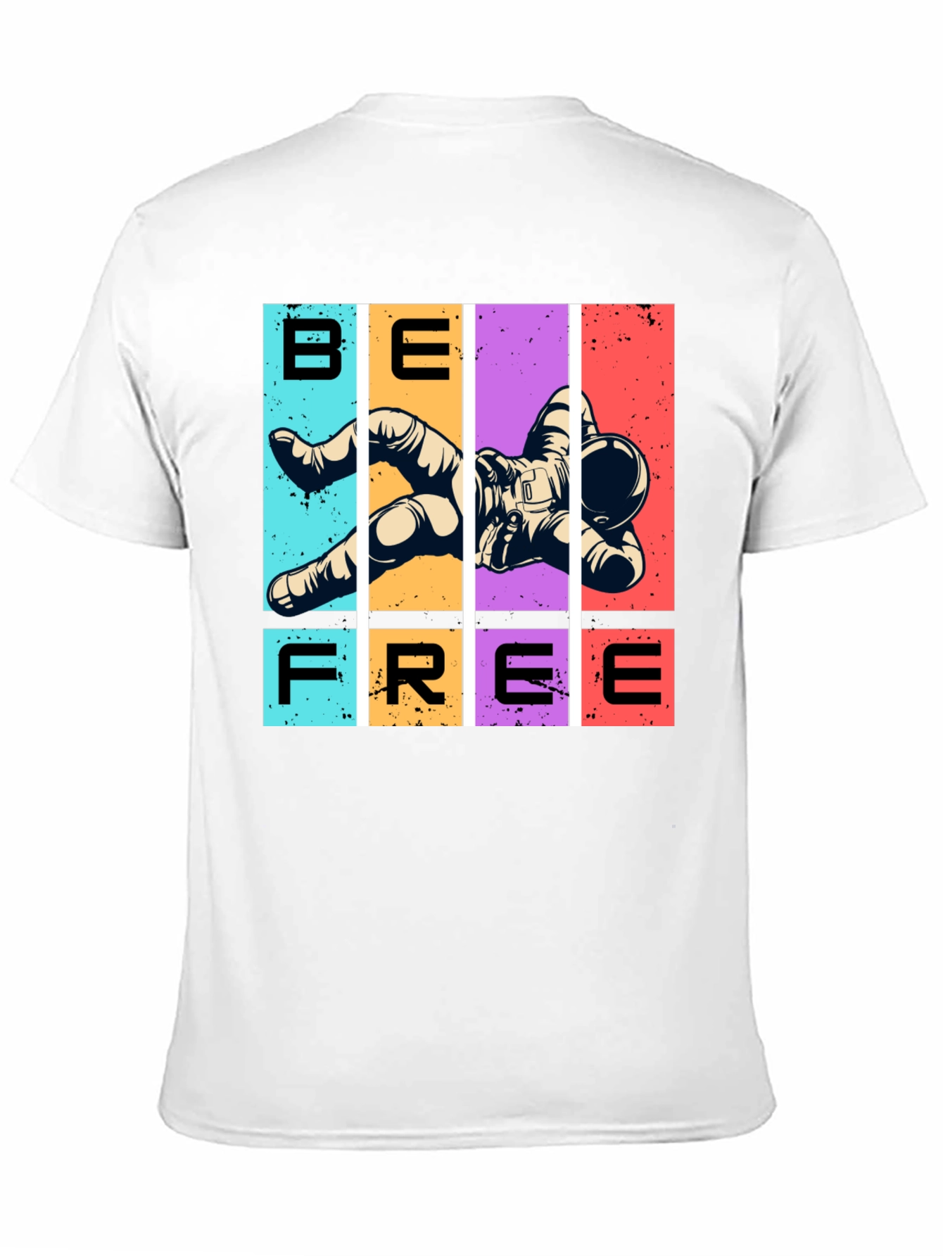 Be Free Astronaut Graphic T-Shirt