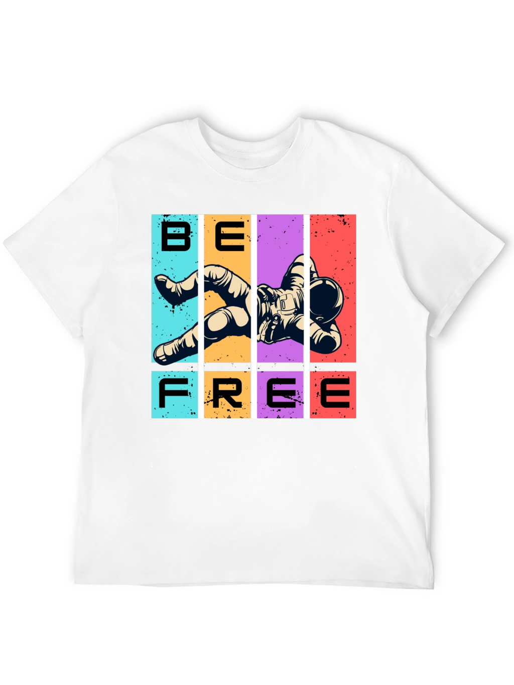 Be Free Astronaut Graphic T-Shirt