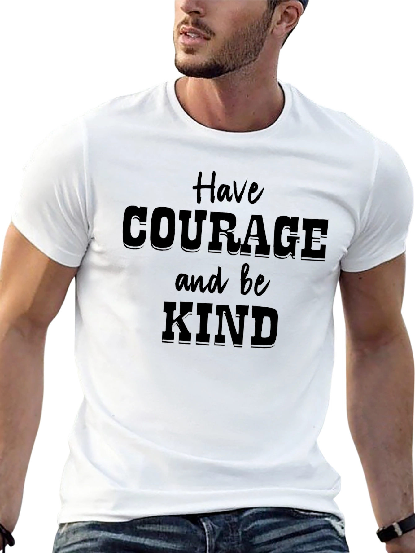 Courage & Kind T-Shirt - Inspirational Graphic Tee