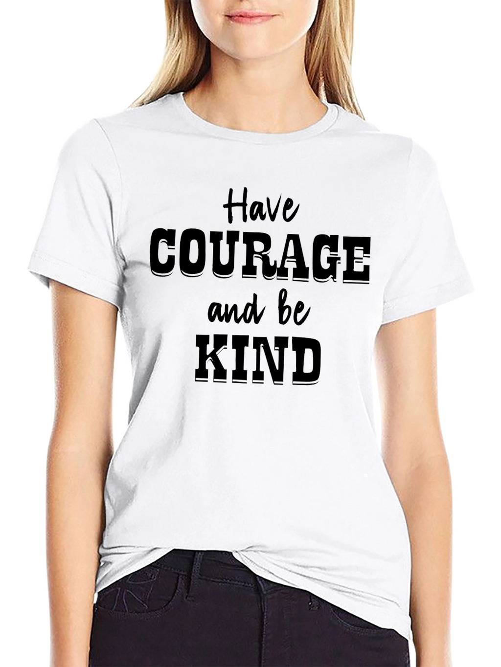 Courage & Kind T-Shirt - Inspirational Graphic Tee