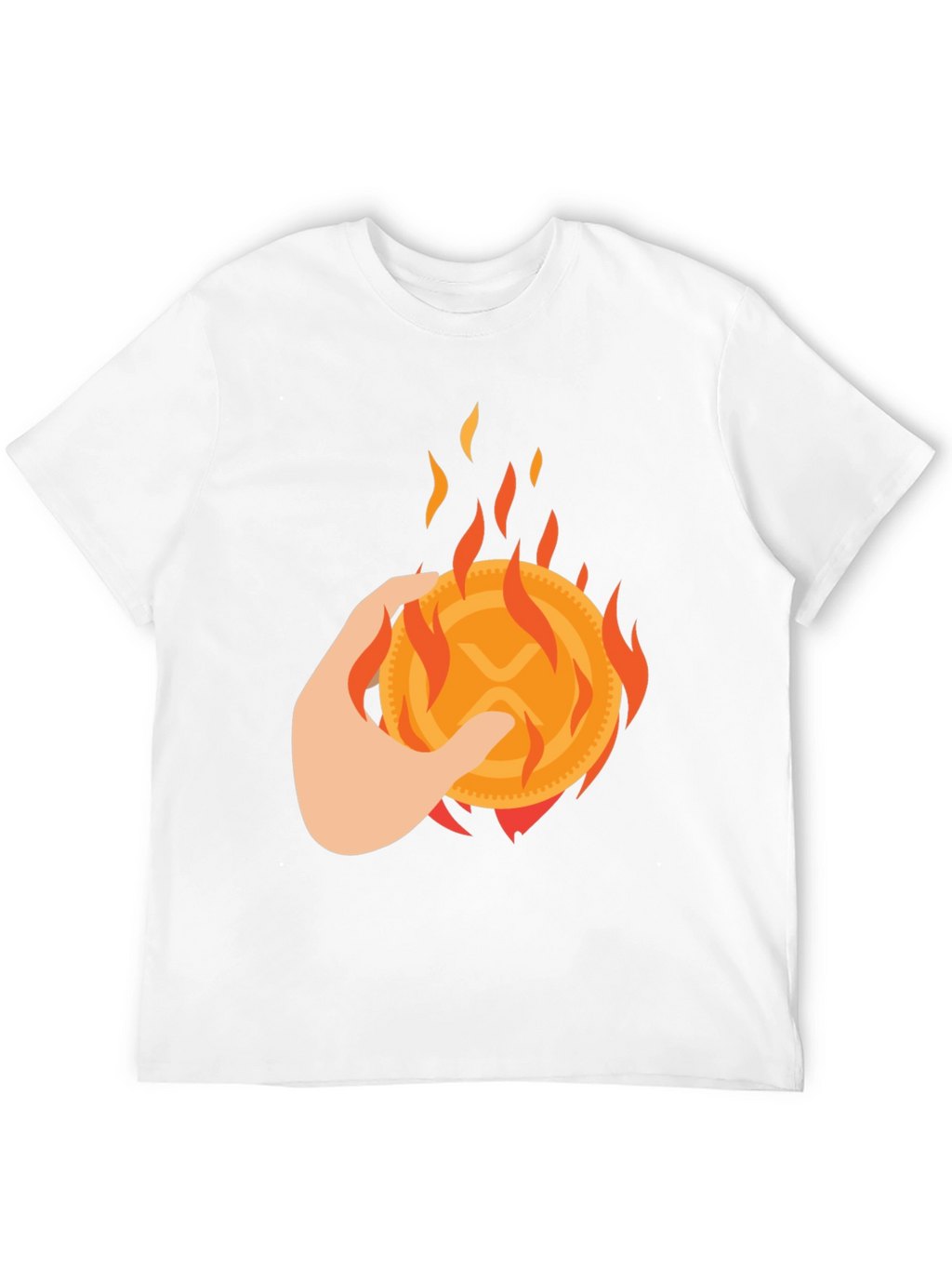 Burning XRP Crypto T-Shirt