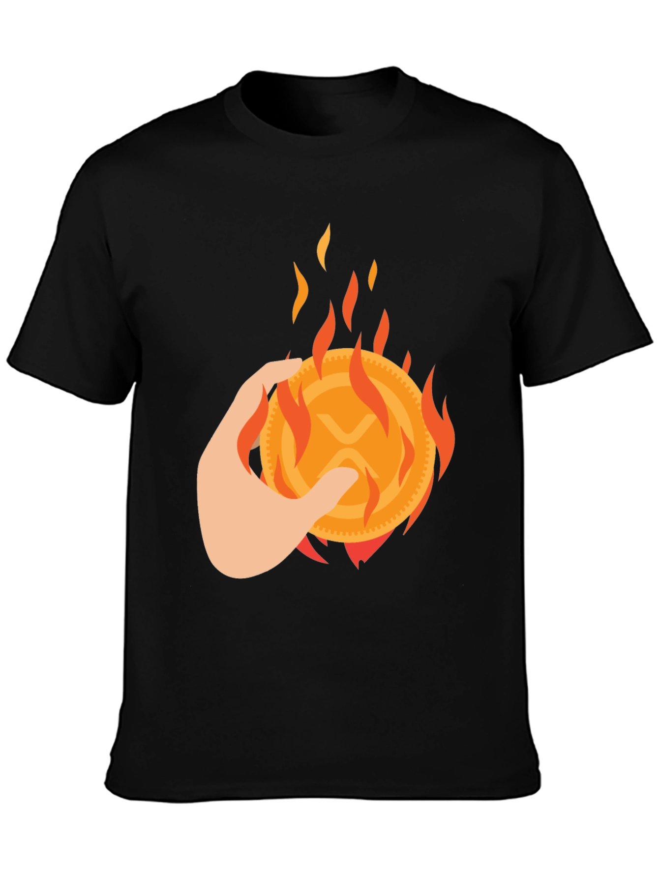 Burning XRP Crypto T-Shirt