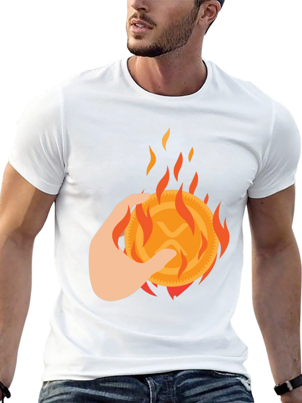 Burning XRP Crypto T-Shirt