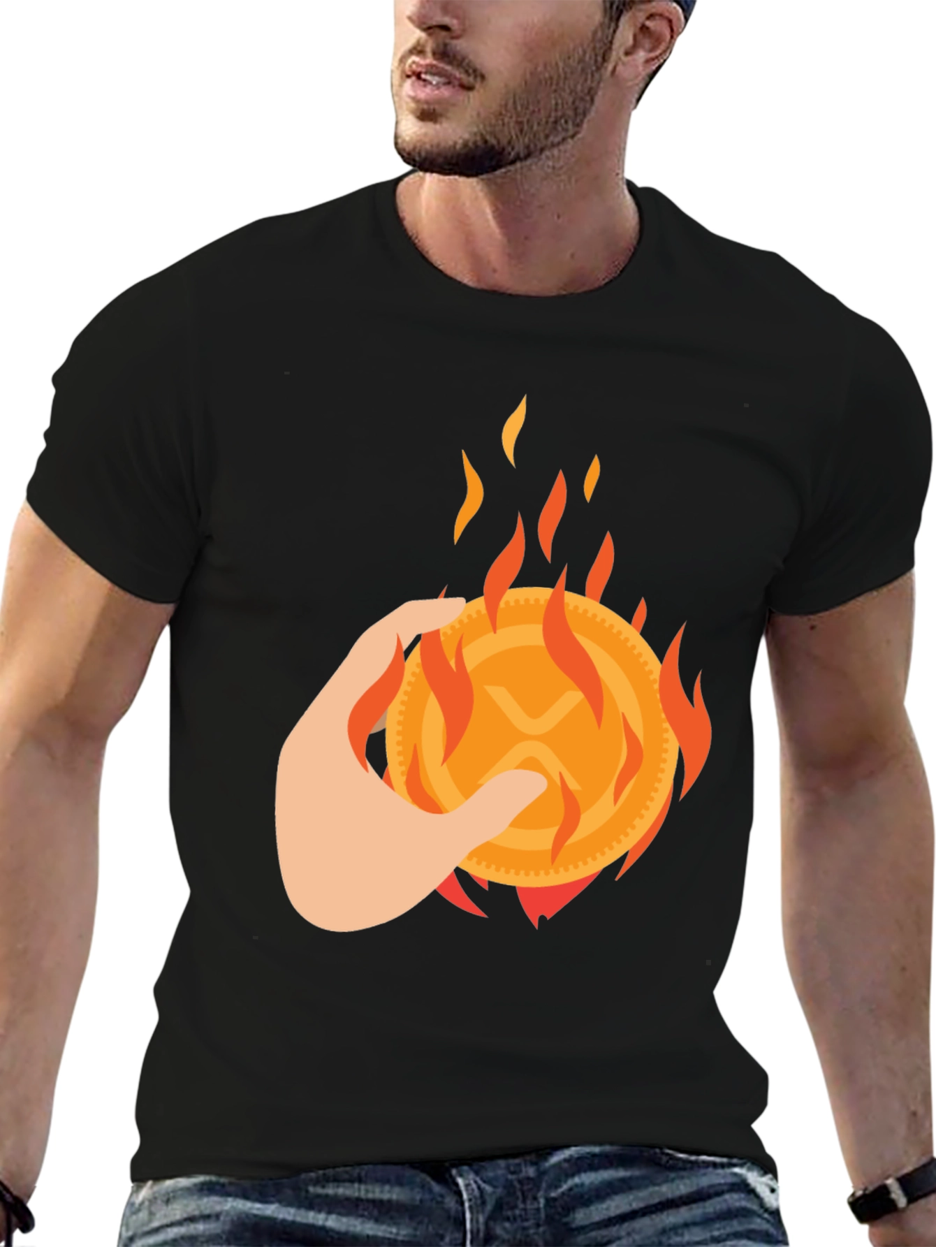 Burning XRP Crypto T-Shirt