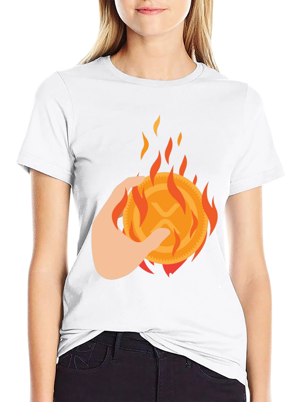 Burning XRP Crypto T-Shirt