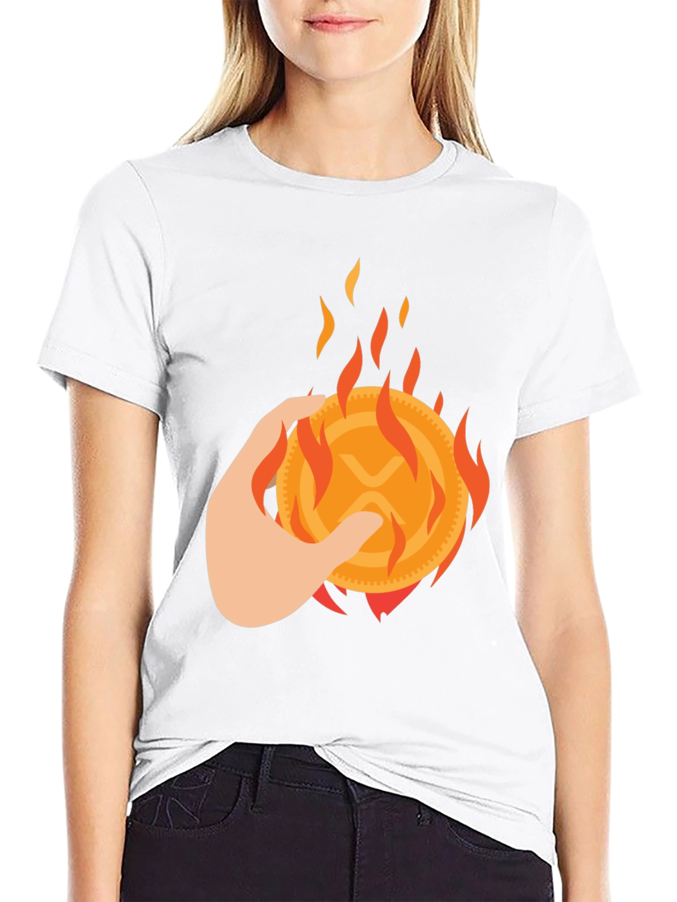 Burning XRP Crypto T-Shirt