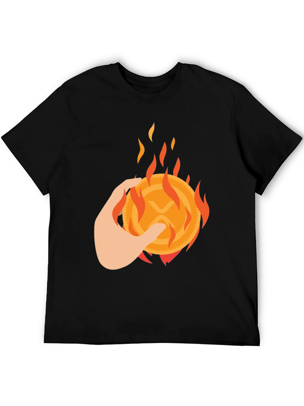 Burning XRP Crypto T-Shirt