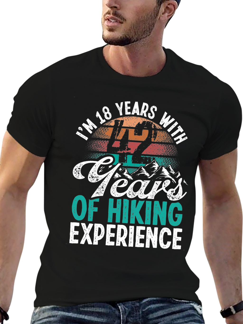 Humorous Hiking Experience T-Shirt