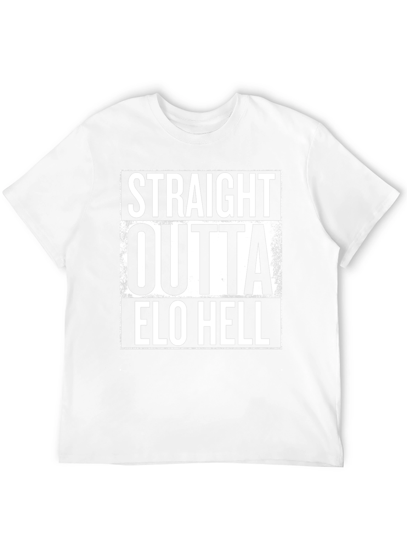 Straight Outta Elo Hell Black T-Shirt