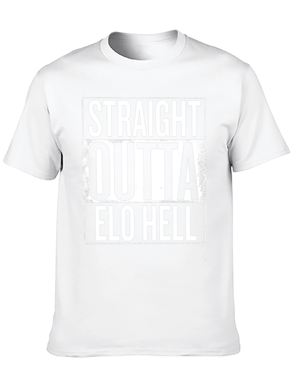 Straight Outta Elo Hell Black T-Shirt