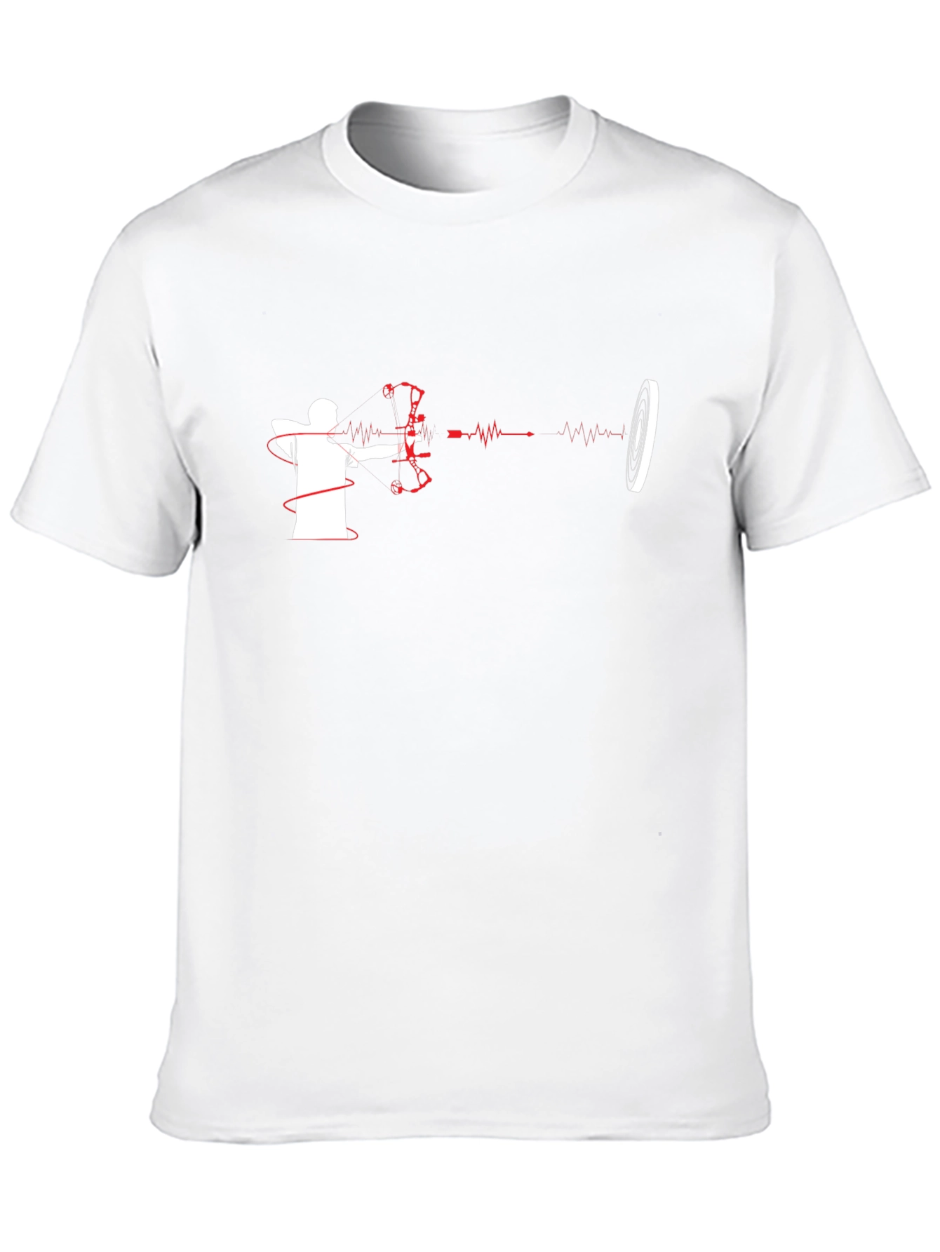 Archery Heartbeat T-Shirt - Target Practice Tee