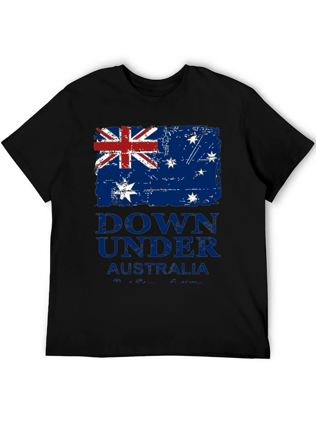 Down Under Australia Flag Graphic T-Shirt