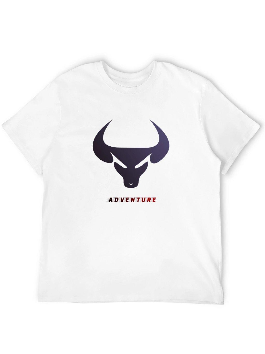 Bull Adventure Graphic Tee - Black Casual T-Shirt