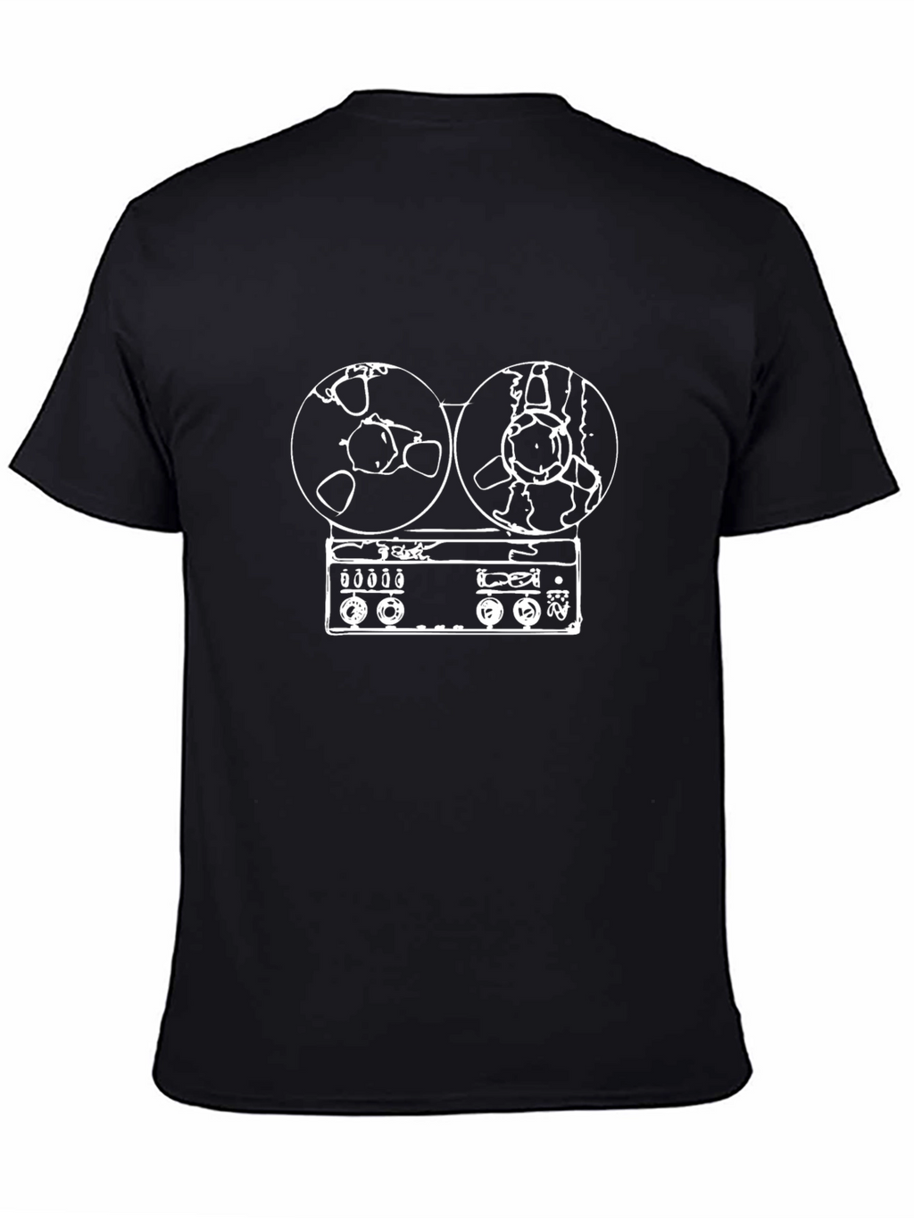 Retro Reel-to-Reel Tape Recorder T-Shirt