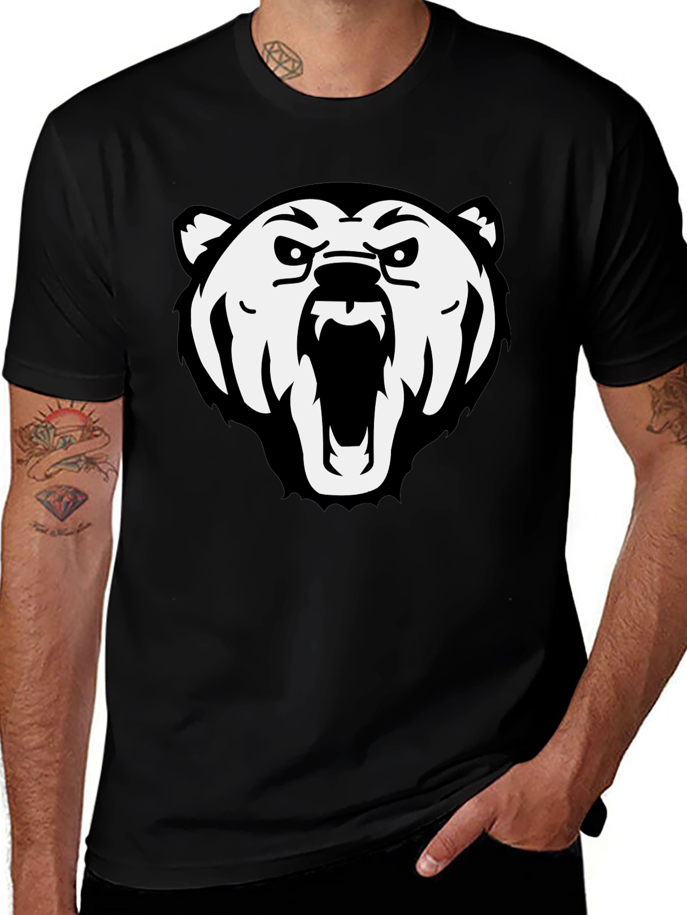 Black Bear Graphic Tee - Mens