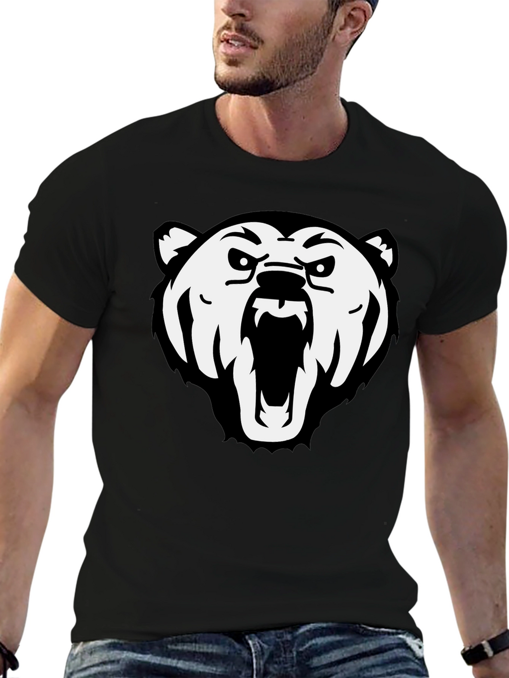 Black Bear Graphic Tee - Mens